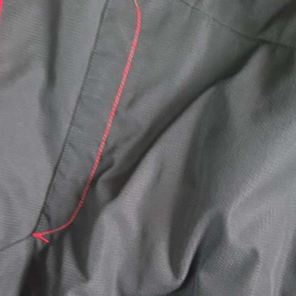 Reebok 49ers San Francisos Black and Red Hooded Windbreaker Winter Jacket - Picture 6 of 14